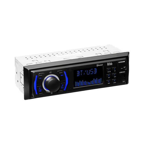 BOSS Audio Systems 616UAB Car Stereo System - Single Din, Bluetooth Audio and Calling Head Unit, MP3, USB, Aux-in, No CD DVD Player, AM/FM Radio Receiver