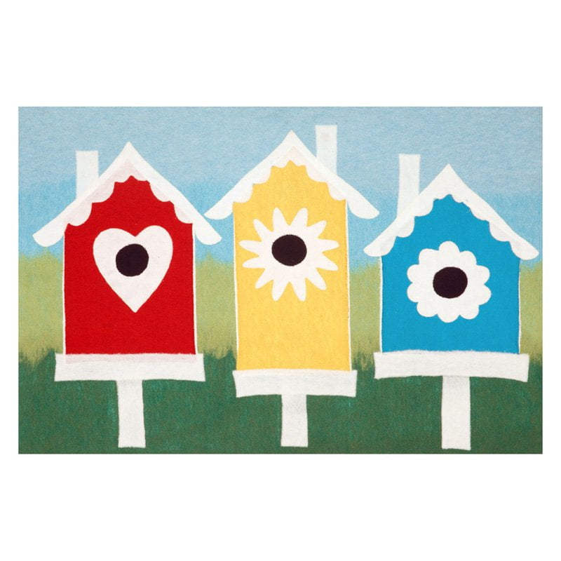Liora Manne Visions III Birdhouses Doormat by Supplier Generic