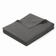 thumbnail image 2 of 1000 Thread Count 100% Egyptian Cotton 3-Piece Flat Sheet (1 Flat + 2 Pillow Covers) Size Olympic-Queen Color Grey Solid, 2 of 5