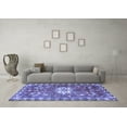 thumbnail image 3 of Ahgly Company Indoor Square Animal Blue Traditional Area Rugs, 6' Square, 3 of 4