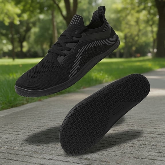 ZROVA Minimalist Solid Color Athletic Shoes for Men Women, Lightweight Breathable Sneakers for Running, Fitness, Outdoor Sports & Hiking