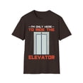 thumbnail image 2 of Only Here To Ride Elevator Mechanic Elevator Technician Softstyle T-Shirt, 2 of 6