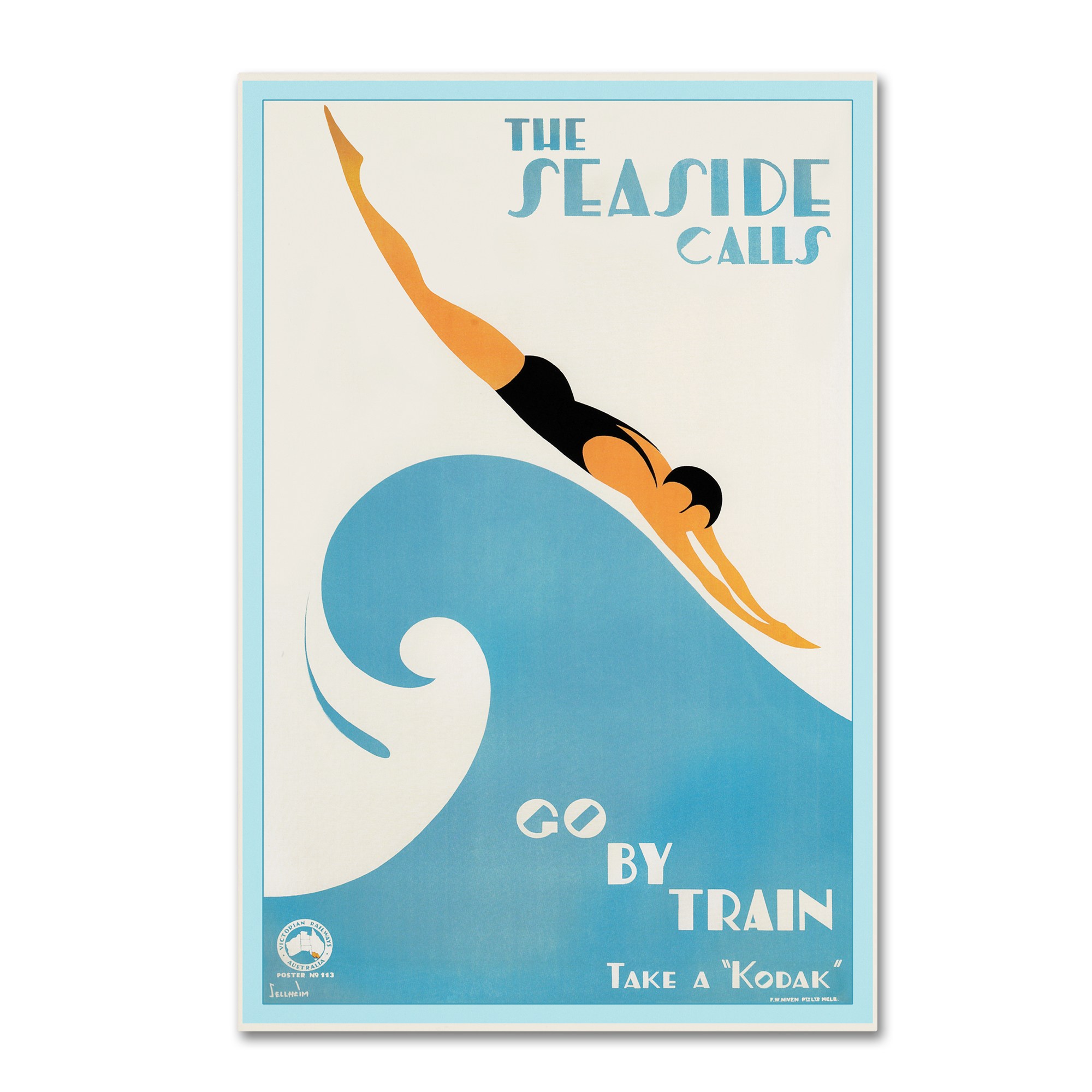 Trademark Fine Art 'Travel 243' Canvas Art by Vintage Lavoie