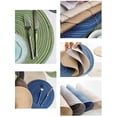 thumbnail image 4 of Round Placemats Set of 10, 12-in Washable Woven Placemats for Kitchen Dining Table, Table Placemats, 4 of 8