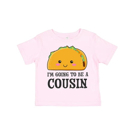 

Inktastic Im Going to Be a Cousin with Taco Illustration Gift Toddler Boy or Toddler Girl T-Shirt