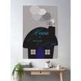 thumbnail image 2 of House Of Witchcraft And Misery Poster Wall Art, Modern Wall Decor For Living Room Bedroom, 24x36 UNFRAMED, 2 of 3