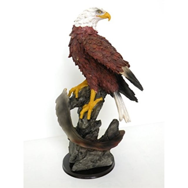 king of the skiesamerica bald eagle table sculpture. decorative statue