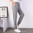 thumbnail image 6 of Women Sports Pants Summer Loose Leisure Yoga Wide Leg Sports Pants, 6 of 7