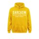thumbnail image 4 of Sarcasmo La defensa natural del cuerpo contra la estupidez Sudaderas geniales para hombres Sudaderas con capucha de otoño Ropa de diseño Manga larga Rife, 4 of 5