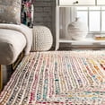 thumbnail image 3 of Aizza Trends Handmade Hand Braided Natural Jute and Cotton Floor Area Rug | Floor Carpet Rug | Floor Mat | Home Decore Rug, 3 of 5