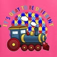 thumbnail image 4 of Wild Bobby Its Okay to Be Different | Train Autism Awareness Unisex Crewneck Sweatshirt, 4 of 6