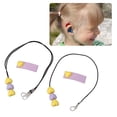 thumbnail image 1 of Clip, Nylon Rope Prevent Lost Protective Single Ear  Lanyard Beautiful  For Children, 1 of 8