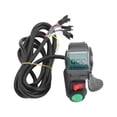thumbnail image 2 of High Reliability Plastic Electric Bicycle Throttle Grip, Black Electric Bike Throttle, Electric Scooter Accessory Repair Tools For Cycling Cyclists, 2 of 8