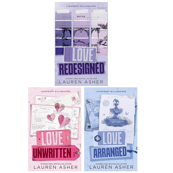 Lauren Asher’s Lakefront Billionaires Series 3-Book Collection – Love Redesigned, Love Unwritten & Love Arranged