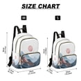 thumbnail image 2 of FORMRS Mini Backpack Purse for Women Travel Daypack Casual Shoulder Bag, Art Mountain and Sun Pattern, 2 of 7