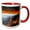 Red/White, variant on 3drose, Mesa Arch, Canyonlands National Park, Utah, Usa - Us45 Ssm0473 - Scott T. Smith, 11oz Two-tone Green Mug