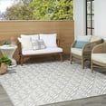 thumbnail image 6 of Nourison Aloha Indoor/Outdoor Grey 3'6" x 5'6" Area Rug, (4x6), 6 of 9