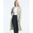 thumbnail image 2 of Real Essentials 3 Pack: Women's Long Sleeve Open-Front Cardigan with Pockets (Available in Plus Size), 2 of 6