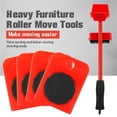 thumbnail image 3 of Furniture Mover Tool Set Heavy Stuffs Moving Roller With Bar Furniture Mover Lifter With Wheels Professional Moving Tools ,Easy to Use, 3 of 7