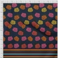 thumbnail image 2 of oneOone Organic Cotton Poplin Twill Fabric Stripe & Floral Panel Printed Craft Fabric BTY 42 Inch Wide, 2 of 3