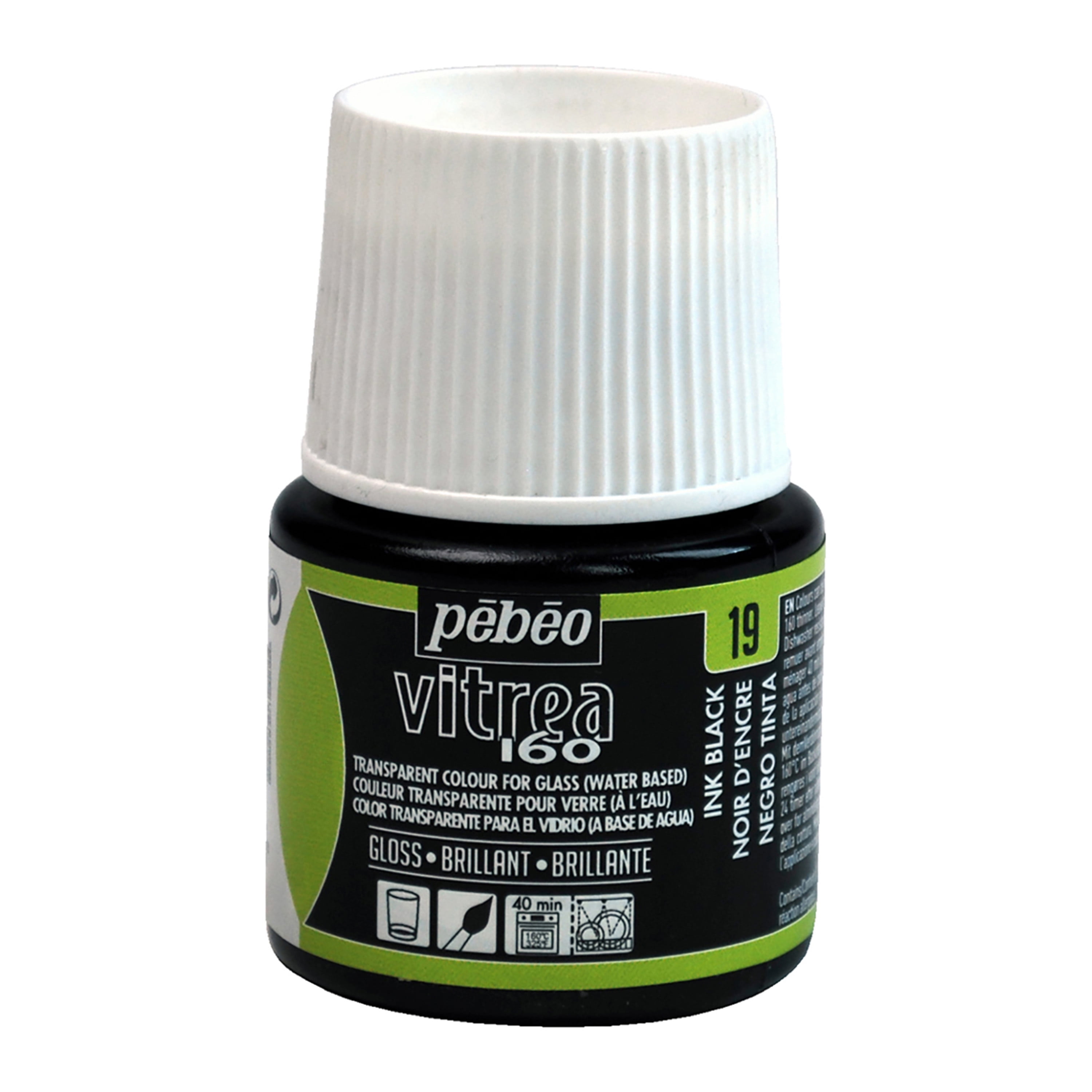 Glass Paint Free Shipping Pebeo Vitrea Marker Ink Black 
