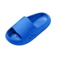 thumbnail image 2 of enyan Toddler Girls Slides Sandals Beach Pool Shower Slippers Non Slip Bath Slippers Cute Summer Shoes for Boys Sky Blue,Size 13 (7-8 Years), 2 of 5