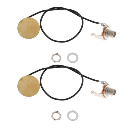 Facile Installazione Pickup Piezo Per Chitarra E Strumenti A Corda Adesivo Jack 6 35mm Facile Installazione H 540821