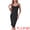 Black, variant on DARING DIVA Women's Satin Midi Spaghetti Adjustable Straps Silky Nightgown M Brown