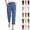 22# Blue, variant on Linen Pants Women Petite High Waisted Cropped Pants Summer Beach Ankle Length Straight Leg Tapered Trouser Pant （Navy,L)