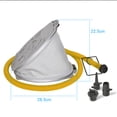 thumbnail image 2 of IFANLANDOR Inflatable Boat Foot Pump Air Pump Multi Deflation for Swimming 1 Set, 2 of 8