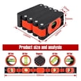 thumbnail image 4 of F50 Foldable Level Ruler Accurate Magnetic Level Meter Multi-function Folding High Precision Small Woodworking Measure Tools, 4 of 5