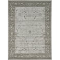 thumbnail image 1 of Unique Loom La Jolla Collection Tone Traditional Area Rug, 8 x 11 Feet, Light Gray/Dark Gray, 1 of 2