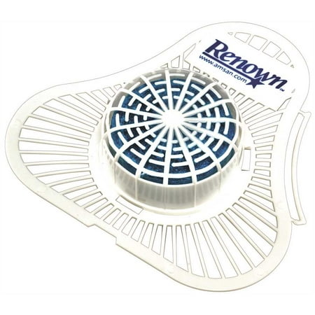 Renown 12-SANI-C-APS/REN03007-FR Block Cherry Non-Para Urinal Screen White - pack of 12