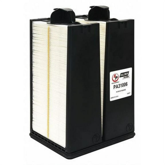 BALDWIN FILTERS PA31006 Air Filter,Element,Panel Design,13-3/4"H