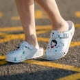 thumbnail image 3 of Womens Clogs Nurse Shoes Arch Support EVA Garden Shoes Waterproof Slip on Outdoor Beach Mules Closed Toe Sandals Sky Blue Size 7, 3 of 5