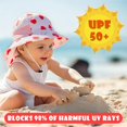 thumbnail image 2 of Toddler Baby Sun Hat Kids Summer UPF 50+ for Boys Girls Adjustable Beach Hats with Bucket Wide Brim Age 1-7 Years, 2 of 5