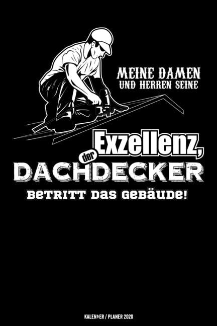 Dachdecker Kalender 2020 : Dachdecker Kalender 2020 Geschenk Lustig 