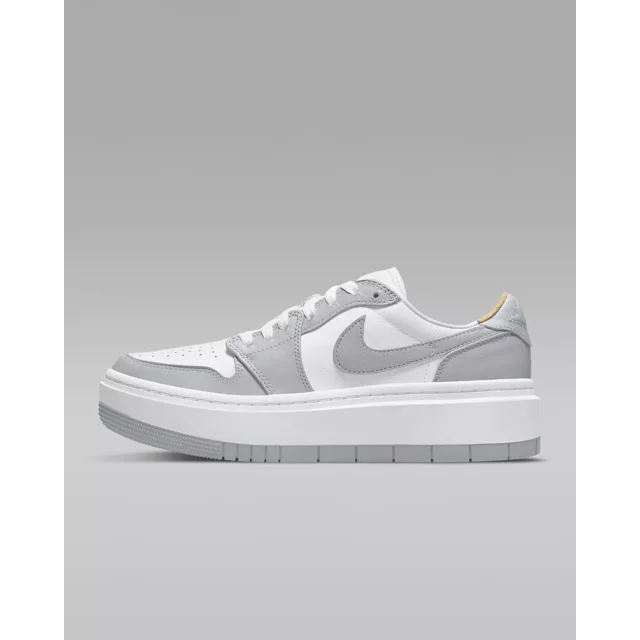 Ni - ke Ni - ke Women's Air Jordan 1 Elevate Low Shoes Sneakers Wolf Grey DH7004-100