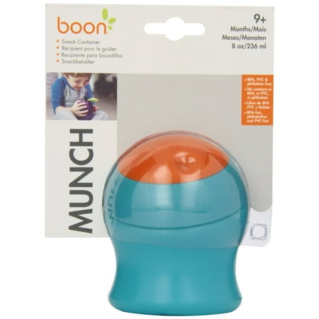 Boon Munch Snack Container - Blue / Orange