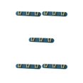 thumbnail image 1 of Toystoory Soporte para cepillos de Gancho para baño Estante de almacenamiento montado en la pared Soporte para cepillo colgante, 3 ganchos, azul Type2 NO2 Toystoory CBP152430, 1 of 6