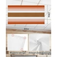 thumbnail image 7 of Fluorescent Light Covers for Ceiling Lights 2 Pack, Burnt Orange Farmhouse Magnetic Ceiling Light Covers 2x4 Feet for Classroom Office School, Orange Brown Striped Overhead Drop Ceiling Light Shade, 7 of 7