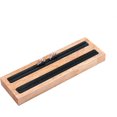 thumbnail image 3 of Veeki Display Stand Jewelry Holder Simple And Stylish Essential Displaying Flannel 2 Slot Ring Showcase Organizer Tray for Jewelry Shop Earring Tray Jewelry Display-0518, 3 of 4
