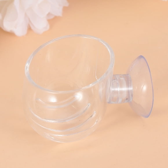 UPGRATOR 1Ud Comedero Automático Para Mascotas Transparente Fabricado En Acrílico Práctico