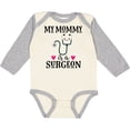 thumbnail image 3 of Inktastic Surgeon Mom Baby Girls Long Sleeve Baby Bodysuit, 3 of 5