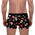 thumbnail image 4 of Wxolcjlv Christmas Boxer Bfriefs For Men Soft Comfort Breathable High Elasticity Underpants Wtih Cartoon Graphic Novelty Gift Black L, 4 of 6