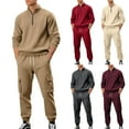 thumbnail image 5 of Fmbrln Sweatsuits for Men 2 Piece Sets Full Zip Up Long Sleeve Hoodies with Pockets and Joggers Sweatpants Sets Fall Winter Fashion Outfits Sets, 5 of 5