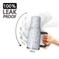 thumbnail image 3 of 40oz Pioneer Flower Floral Print Pattern Insulated Tumbler with Handle, BPA-Free Leak Proof Lid and Straws, Double Wall Vacuum, Hot 12h/Cold 34h, 3 of 6
