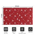 thumbnail image 5 of Red Christmas Deer Pattern Door Rugs,Washable Non Slip Door Mats Indoor,Decorative Door Mats,Entry Mat Indoor for Entrance,Bedroom,Kitchen,Bathroom,17"x30", 5 of 6