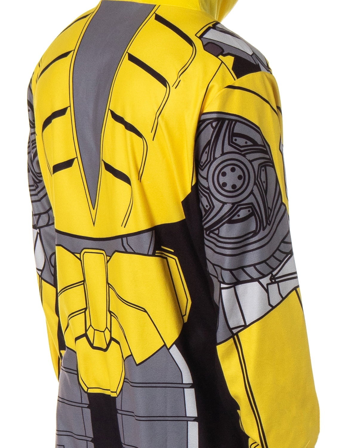 Transformers Men's Retro Autobots Character Hooded One Piece Union Suit Costume Pajama Loungewear Sleepwear