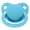 Blue, variant on CutiePlusU Adult Sized Pacifier Dummy for Adult Babies Big Shield Pink